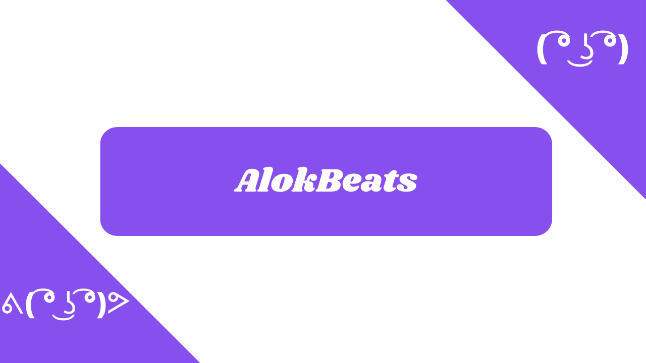 AlokBeats trong các phông chữ khác nhau